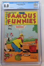 Famous Funnies #166 CGC Graded 8.0 OW/W pages Eastern Color 5/48 Very Low POP picture