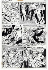 ASTONISHING TALES # 12 PAGE 18 2nd APPEARANCE OF THE MAN-THING JOHN BUSCEMA 1972 picture