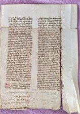 ORIGINAL MANUSCRIPT OF THE FIRST PAPERS USED IN 14TH CENTURY SPAIN picture