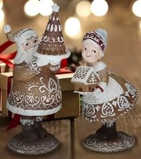 Gingerbread Lace Santa & Mrs. Clause Valerie Parr Hill 17