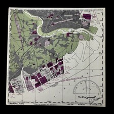 WWII 1944 Lt. Moore USS Enterprise Air Group Kawasaki TOKYO Japan Target Map picture