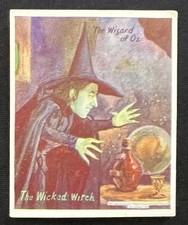 1939 BARRATT & CO WIZARD OF OZ WICKED WITCH *TRUE ROOKIE CARD* DORTHY LOW POP EX picture