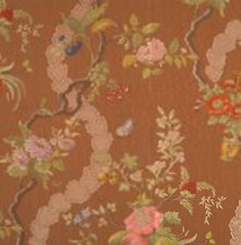 2y Min. Order SCALAMANDRE APRILE MAROON  BOTANICAL MSRP$750/Y SPECIAL ORDER picture
