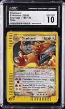 2003 SKYRIDGE  SKYRIDGE #146 CHARIZARD HOLO FIRST EDITION CGC 10 GEM MINT picture