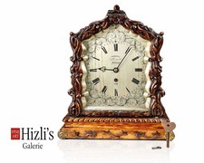 BRACKET CLOCK FLORAL CONNELL S3 CHEAPSIDE LONDON MANTEL CLOCK TABLE CLOCK ENGLAND picture