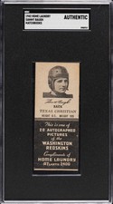 1942 HOME LAUNDRY MATCHBOOKS - AUTHENTIC SAMMY BAUGH SGC A picture