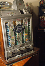 Antique Jennings 5 Cent Quality Mint slot machine 4 column 1930 picture