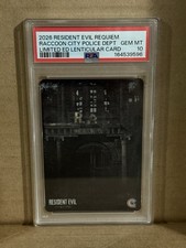 2026 Resident Evil Requiem Raccoon City Police Dept Lenticular Card PSA 10 GEMMT picture