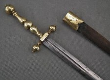 Superb Antique Spanish Toledo Dagger Stiletto 17th Century to sword rapier picture