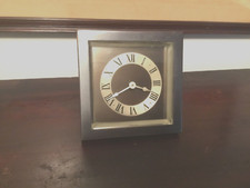 CHELSEA DESK CLOCK ART DECO IN BRONZE picture