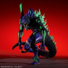 X-Plus Godzilla vs Evangelion Unit 1 G Awakening Form Figure Toho 30cm Series picture