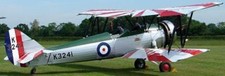 Avro 621 Tutor Avro621 Trainer RAF Private Airplane Desk Kiln Wood Model Big New picture