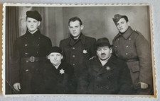 Judaica mega mega rare Original photograph of Jews wearing the Star of David WW2 picture