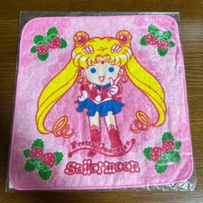 Sailor Moon Vintage Channel Handkerchief Towel Unopened Nice Condition picture