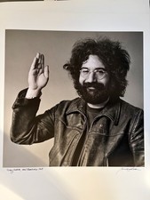 Baron Wolman Signed Jerry Garcia 16 x 20 photo print 1969 Grateful Dead picture