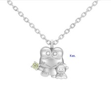 U-TREASURE Kerokerokeroppi Sanrio Necklace platinum Japan Gift New Pendant F/S picture