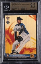 2013 BBM JAPAN HOKKAIDO NIPPON HAM FIGHTERS GOLD 63/200 SHOHEI OHTANI BGS 9.5 picture