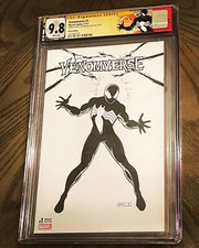VENOMVERSE 1 SKETCH VARIANT CGC 9.8 SS MIKE ZECK SECRET WARS 8 COVER RECREATION picture