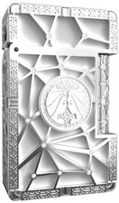 LE GRAND C23014LI Zodiac Scale - 18K Gold Diamond Luxury Lighter - S.T. DUPONT picture