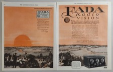 1925 Print Ad Fada Radio Vision Mark of Service F.A.D. Andrea Inc. picture