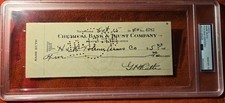 BABE RUTH SIGNED CHECK 1940 GRADED PSA 10 GEM MINT   THE BEST OF THE BEST  picture