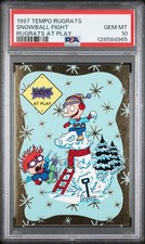 1997 TEMPO RUGRATS RUGRATS AT PLAY SNOWBALL FIGHT 1391/2500 PSA 10 picture