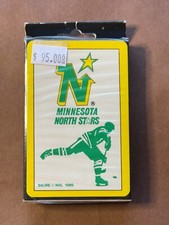 1989 Minnesota North Stars NHL Hockey Team Deck Vintage Playing Cards By Skore picture