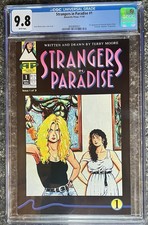 Strangers In Paradise #1 2 3 First Print CGC 9.8 First Terry Moore Art RARE Read picture