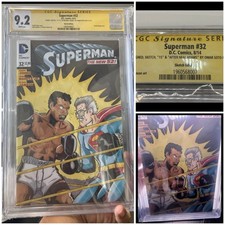 Stan Lee Superman #32  Signed Sketch “15” & “After Neal Adams” By Omar Sot picture