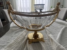 Signed “ Martine Benito “ French Empire-style Gilt Bronze And Crystal picture