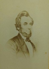 ABRAHAM LINCOLN ☆ BEFORE PRESIDENCY ☆ 1850s old CDV photo ☆ EXTREMLEY RARE  picture