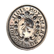 King George IV Royal Silver Intaglio Wax Seal Matrix Prince Wales Duchy Cornwall picture