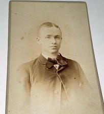 Rare Antique American ID'd Hotel Onondaga Keeper Syracuse NY Cabinet Photo US picture