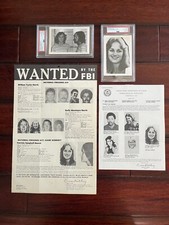 ORIG. PATTY HEARST -SLA- MUG SHOTS FBI WANTED POSTER **PSA CERTIFIED** picture