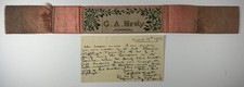 Bookmark Hand-Made by Florence Nightingale for G.A. Henty during Crimean War picture
