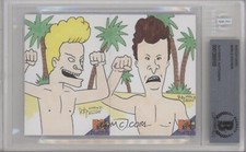 Beavis And Butthead MTV AC/DC Metallica Original Art Sketch Card 1/1 BAS picture