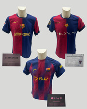 FC Barcelona x Travis Scott, Coldplay & Ed Sheeran Team Signed Limited Nike picture
