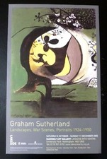 Graham Sutherland Landscapes, War Scenes, Portraits 2005 Art Exhibition Poster picture