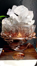 Large 25.3LB A+++ Natural Copper Rutilated Quartz Dragon Crysta Specimen Decor picture