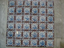 nice 18th century delft handpainted dutch nice rare tiles (39) picture