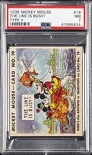1935 MICKEY MOUSE TYPE II #19 THE LINE IS BUSY PSA 7 picture