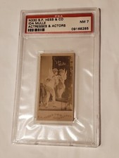 1880s S.F. HESS Cigarettes Tobacco Card Actresses N330 IDA MULLE PSA 7  1/1 Rare picture