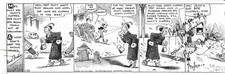 Bud Fisher AUTOGRAPHED 1932 CALENDARD PROOF LETTER MAILER Mutt Jeff Comic Strip picture