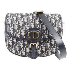 Christian Dior CD GHW Bobby Medium Shoulder Bag M9319UTZQ Canvas Blue picture
