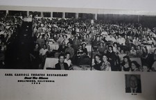 Rare Panoramic Earl Carroll Theatre Restaurant Hollywood California 1948 Photo picture