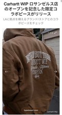 Carhartt Men Collaboration Wip Active Jacket Stussy Limited Edition VHTF Designe picture