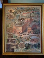 Yuengling Pottsville orig. w/Eagle center 1800s Chromolitho... excel condition picture