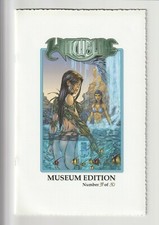 WITCHBLADE #25 NM+ 9.6 MUSEUM EDITION (JAY COMPANY) FATHOM COVER 1/50 HTF 2001 picture