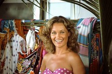 Hella Brice filming of the ZDF series Traumschiff episode 12 MS As- 1983 Photo picture