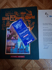 disney letter + autograph set Michael Jackson captain EO disneyland picture